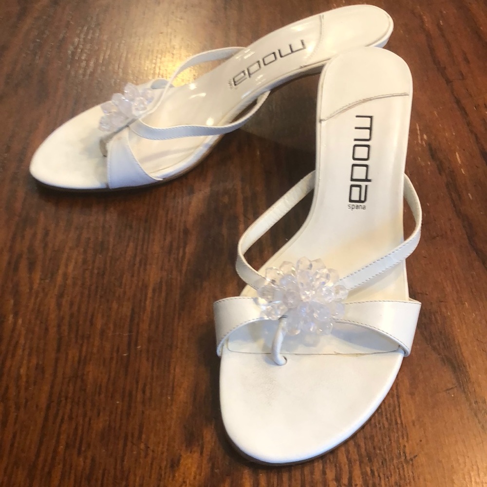 Pretty white heels